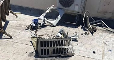 إصابة سيدة فى انفجار تكييف أعلى سطح المحكمة الكلية بالإسكندرية