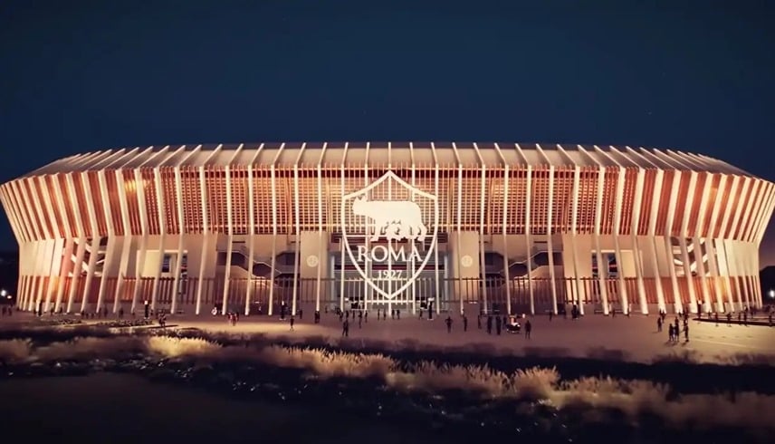 روما يشيد ملعب الأحلام بتكلفة مليار يورو