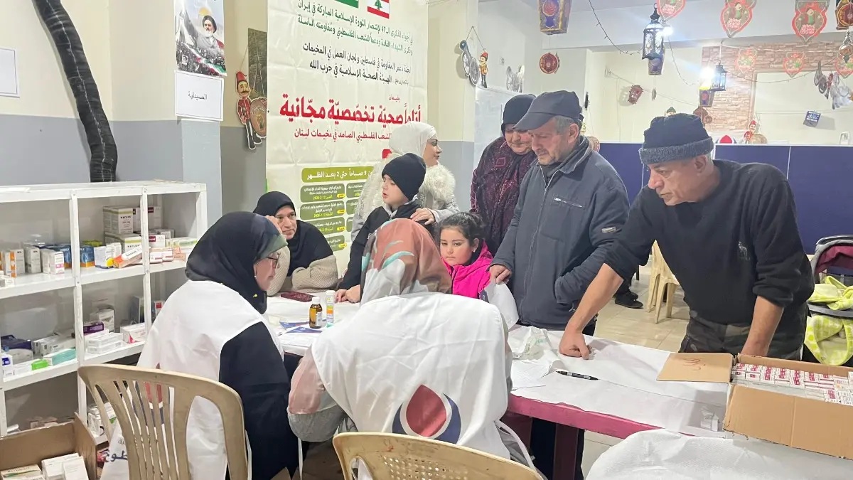 يوم صحي مجاني للهيئة الصحية الإسلامية في مخيم الجليل في بعلبك