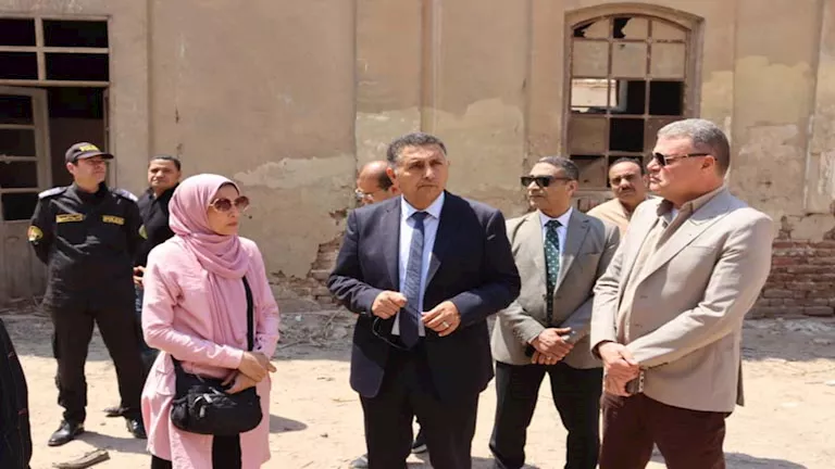 جولة لمحافظ القليوبية لمتابعة استغلال الأصول غير المستغلة