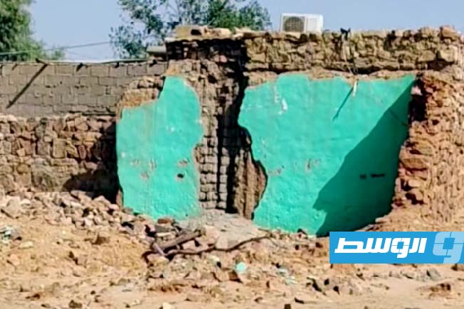 وفد من حكومة حماد يزور البركت لمتابعة أضرار الفيضانات