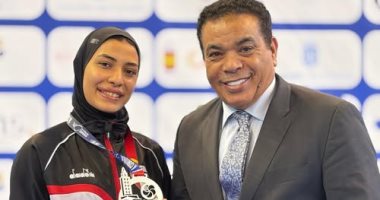 جنى حازم تحقق فضية بطولة الدوري العالمي للكاراتيه