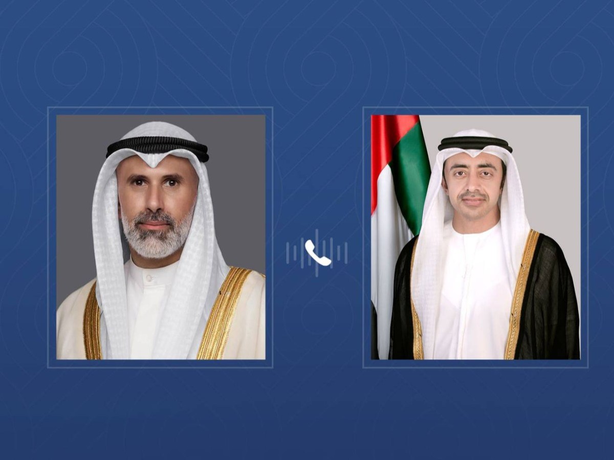 عبدالله بن زايد يجري اتصالاً هاتفياً مع وزير الخارجية الكويتي » صحيفة نبض الإمارات