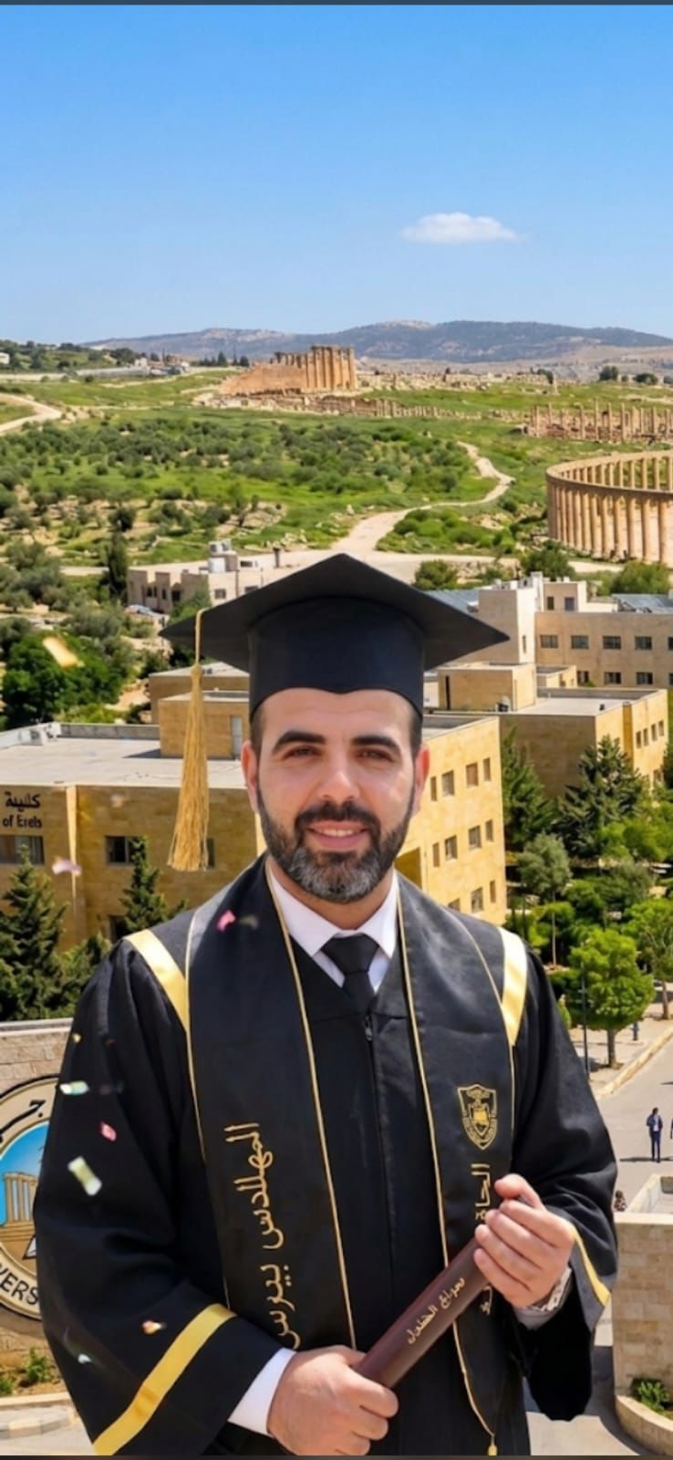 المهندس بيبرس صفران البلاونة الف مبروك التخرج