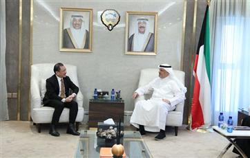 العمر يبحث مع سفير بروناي تعزيز التعاون في التحول الرقمي والأمن السيبراني