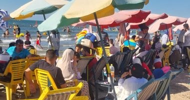شواطئ رأس البر كاملة العدد رغم استعداد الثانوية العامة