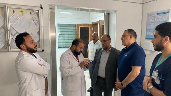جولة ميدانية لمدير رعاية بورسعيد الصحية ثالث أيام عيد الأضحى بمستشفى النصر