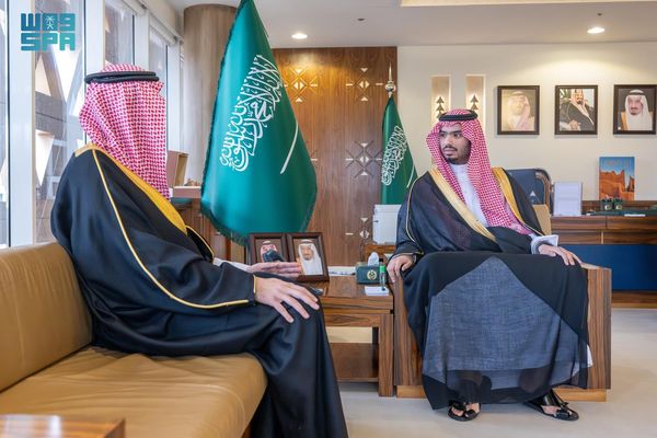 راكان بن سلمان يستقبل رئيس شركة نادي الدرعية ويؤكد على إرث الدرعية في المشهد الرياضي محليًا وعالميًا