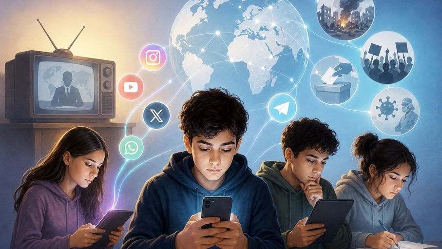 اليافعون والأحداث العالمية.. وعي يتشكل خارج نشرات الأخبار