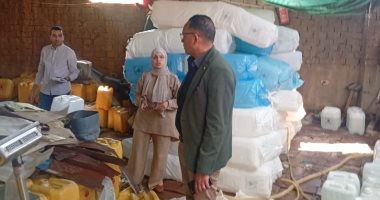 محافظ المنوفية: ضبط 15 طن أسمدة زراعية سائلة مجهولة المصدر