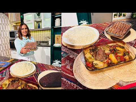 سر الصنعة مع الشيف دعاء السمنودي | صينية إنتركوت بالخضار - أرز أبيض - حلى البسكويت بالكريم كراميل