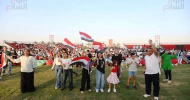 أجواء احتفالية ضخمة فى Egyptian Fan Zone بالعاصمة الجديدة تزامنا مع كأس العالم