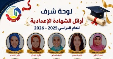 كلهم بنات.. أسماء وصور أوائل الشهادة الإعدادية في البحيرة