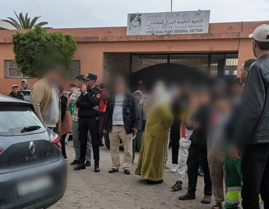 مأساة ببرشيد .. شجار بين تلميذين ينتهي بجريمة قتل أمام ثانوية الجنرال الكتاني