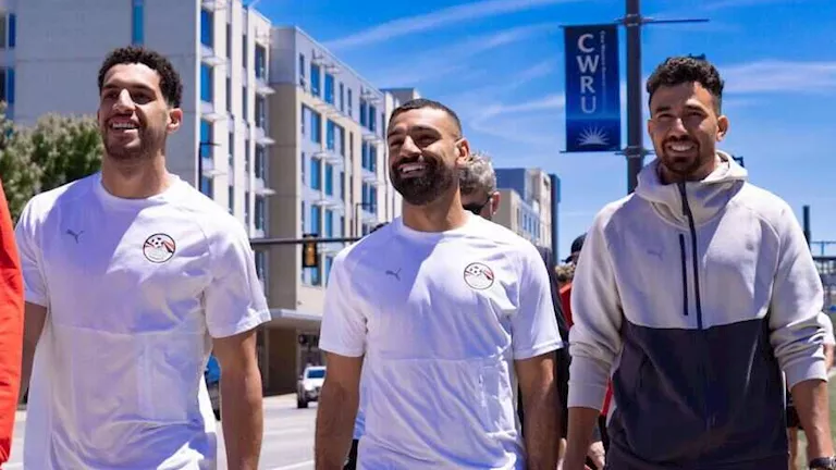 قبل ودية البرازيل.. جولة سير لمنتخب مصر في شوارع أمريكا (صور)