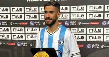 ناصر ماهر رجل مباراة بيراميدز وإنبى بدورى نايل