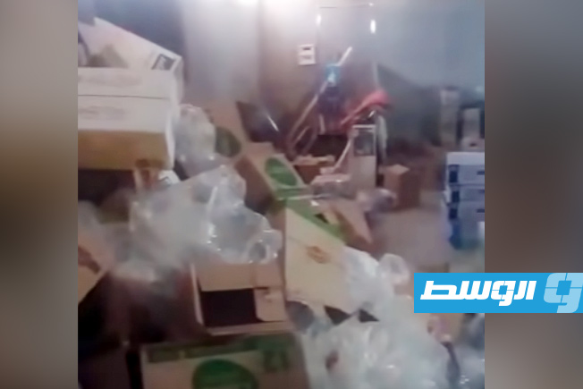 غلق صيدلية في غريان بعد مصادرة مواد منتهية الصلاحية (فيديو)