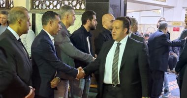 نقيب المهندسين يؤدى واجب العزاء فى الشهيد المهندس حسام صادق خليفة