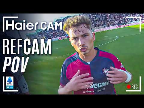 HAIER CAM | REF CAM POV: You Are The Referee in Cagliari-Atalanta