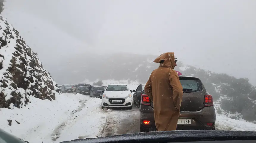 مقاييس التساقطات الثلجية المسجلة بالمملكة خلال الـ24 ساعة الماضية