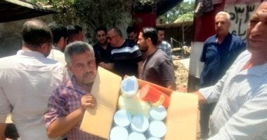 الغش وصل لعصير القصب.. ضبط مادة خطيرة تستخدم لتبييض داخل محل فى طوخ