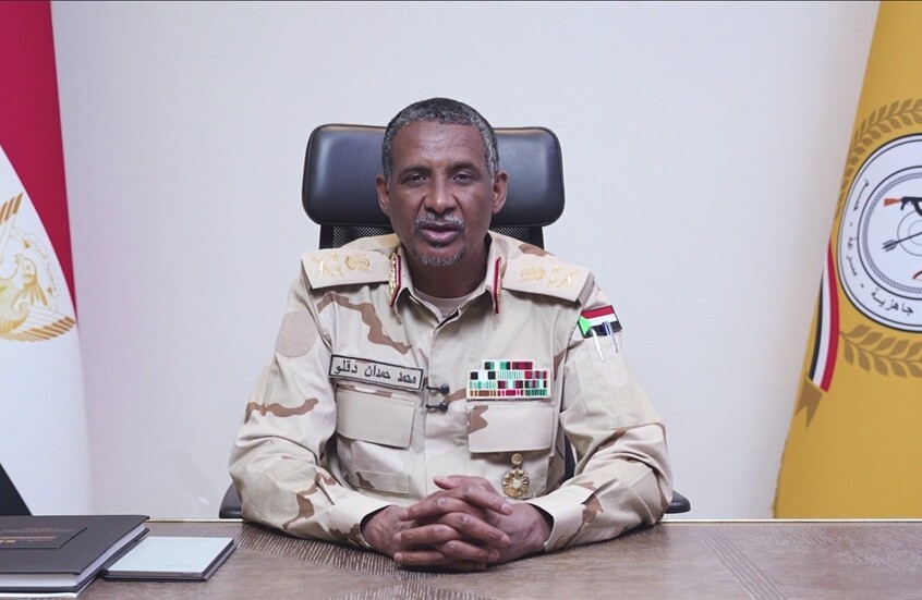 محمد حمدان دقلو من أوغندا: لا أريد أن أصبح رئيسا للسودان وهدفنا اقتلاع الإسلاميين فقط