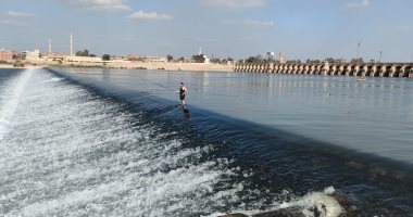 "الخمسين عين" قناطر زفتى قبلة هواة الصيد العام وسط مياه النيل بالغربية