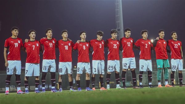 منتخب الناشئين بالزي التقليدي أمام المغرب في تصفيات شمال أفريقيا