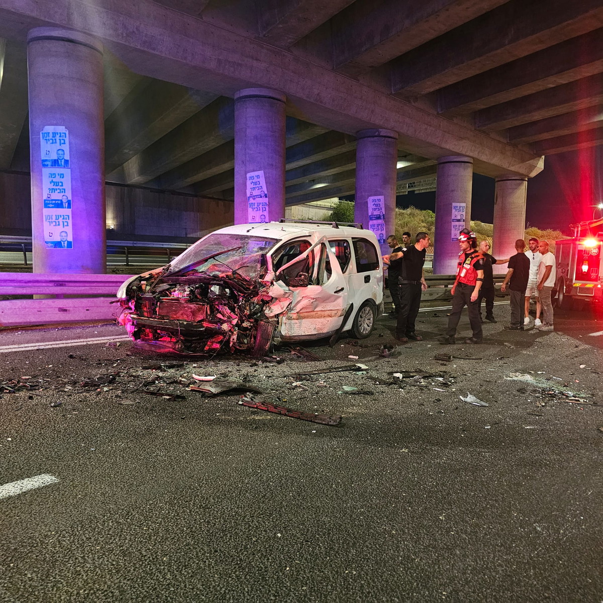 إصابة شابة بجراح متوسطة جراء حادث طرق على شارع 22 في منطقة الكرمل