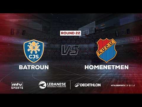 Decathlon Lebanese Basketball Championship 2025-2026 | Batroun vs Homenetmen