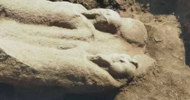 وزنه 5 أطنان وارتفاعه 240 سم.. تفاصيل العثور على تمثال أثرى ضخم بالشرقية