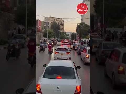 احتفالات الشارع العنابي عقب تأهل الخضر للدور الثاني من المونديال