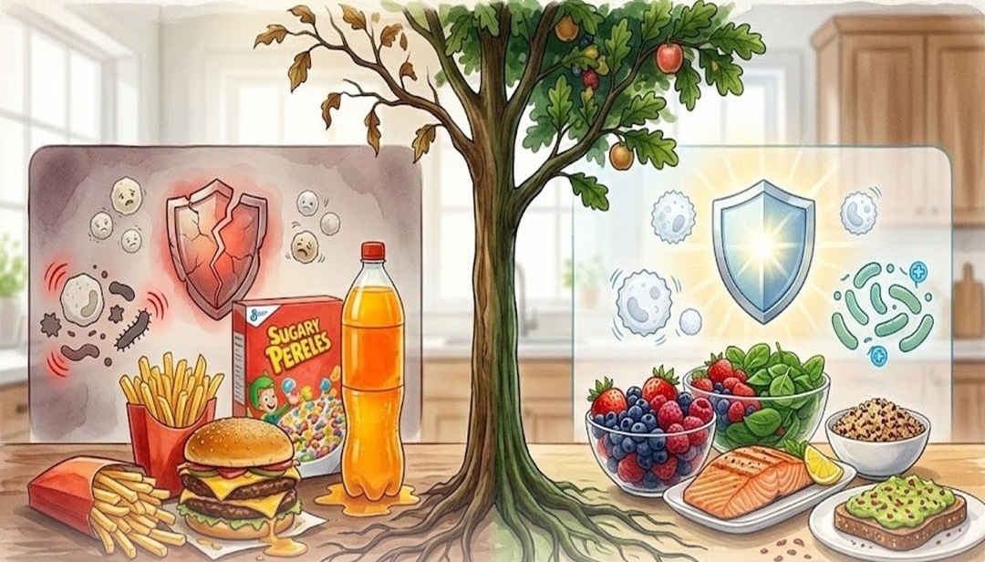 أطعمة ومشروبات تضعف جهاز المناعة