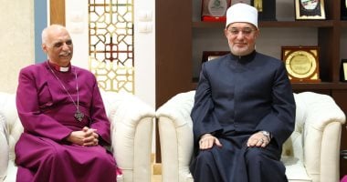 مفتي الجمهورية يستقبل وفد الكنيسة الأسقفية لتقديم التهنئة بعيد الأضحى