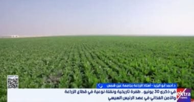 خبير: الدولة وسعت الرقعة الزراعية بمشروعات قومية كبرى اعتمدت على التقنيات الحديثة