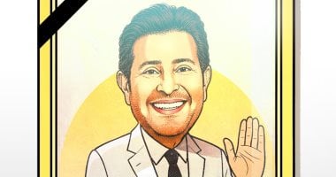 وداعًا هانى شاكر.. كاريكاتير اليوم السابع ينعى أمير الغناء العربى