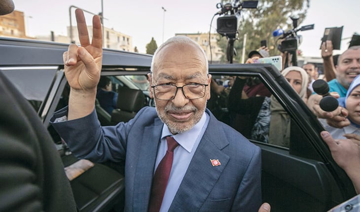 المعارضة: وصمة عار في تاريخ القضاء محكمة تونسية تقضي بسجن الغنوشي مدى الحياة