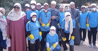مدير أوقاف أسوان يشارك فى مبادرة بشبابها أجمل
