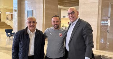 هشام نصر يزور بعثة شباب بلوزداد الجزائرى بالقاهرة