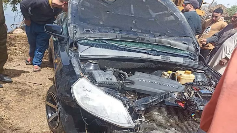 سقوط سيارة في ترعة القاصد ينهي حياة مواطن بشبين الكوم