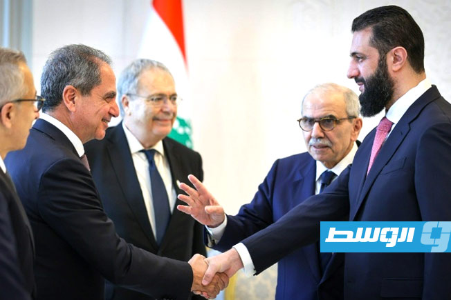 الشرع يناقش ملف الأمن والطاقة مع رئيس الوزراء اللبناني في دمشق
