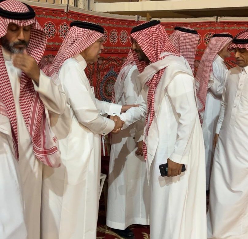 أمير المدينة المنورة وأمراء ووزراء يواسون أسرة القصبي