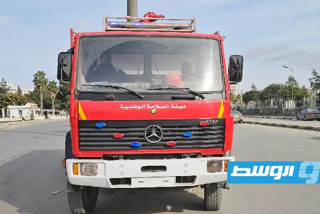 إخماد حريق بشقة في البيضاء