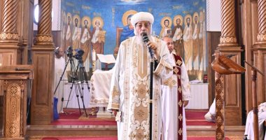 البابا تواضروس بقداس أحد الزعف: العالم يمر بمرحلة دقيقة.. وترشيد الاستهلاك مسئولية جماعية