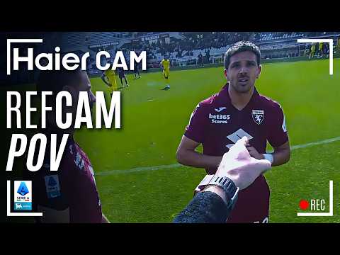 HAIER CAM | REF CAM POV: You Are The Referee in Torino-Verona