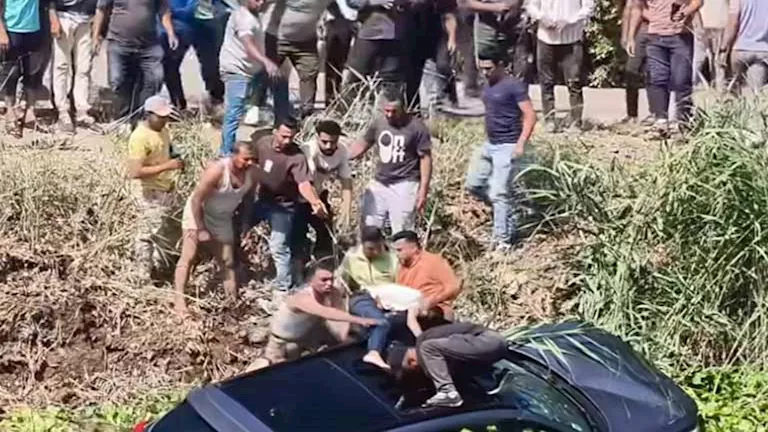 بينهم 4 أطفال.. ننشر صور حادث مصرع أسرة كاملة بترعة المريوطية