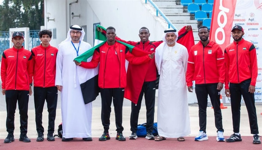ميداليتان لمنتخب الإمارات لألعاب القوى في "البطولة العربية" بتونس