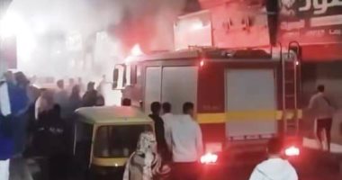 السيطرة على حريق بمعرض أجهزة كهربائية بقليوب دون خسائر بشرية