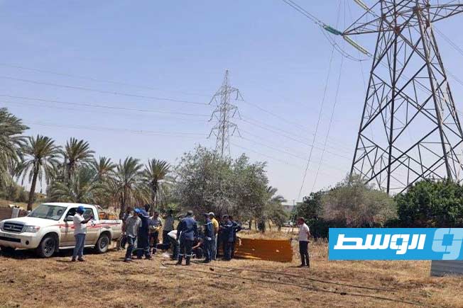 «الكهرباء» تستكمل صيانة الخطوط المتعطلة في الزاوية
