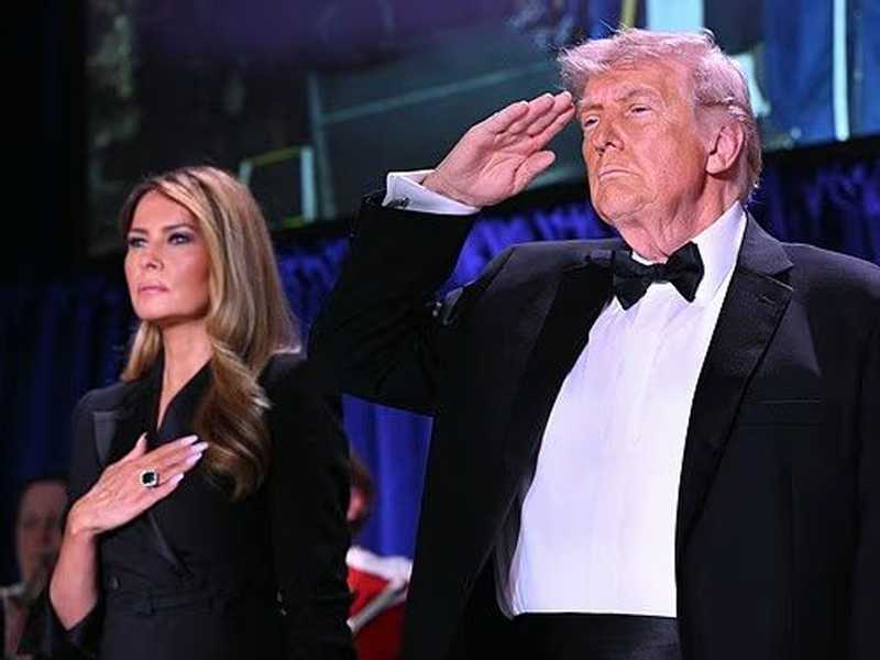 إجلاء ترامب من حفل عشاء مراسلي البيت الأبيض من قبل فريق حراسته بعد اطلاق نار